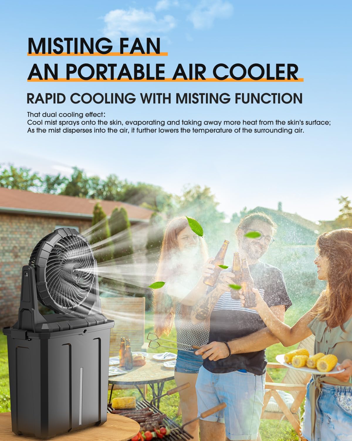 Portable Misting Fan