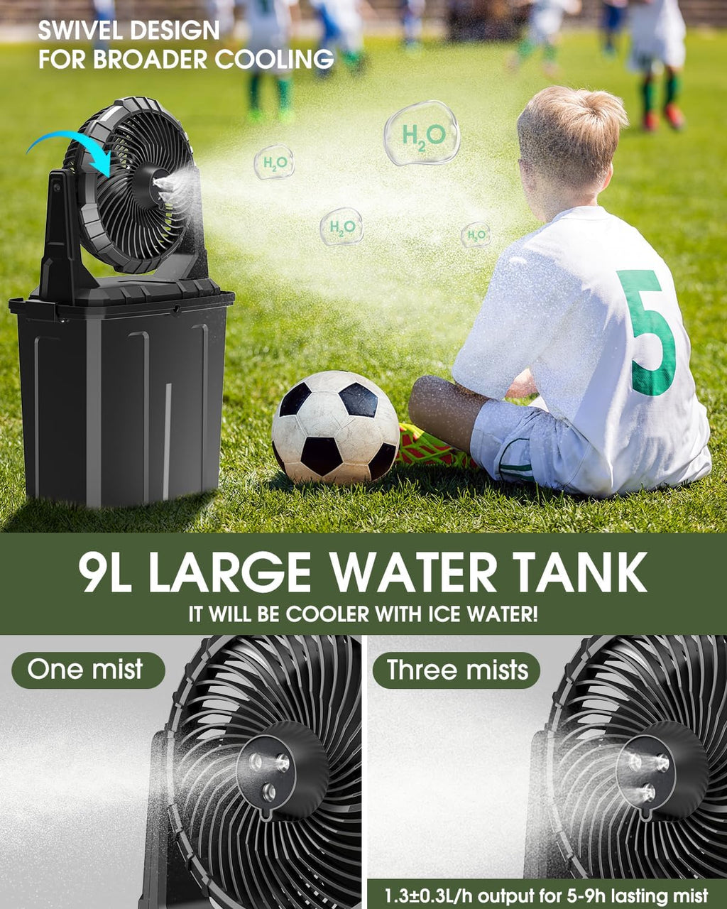 Portable Misting Fan