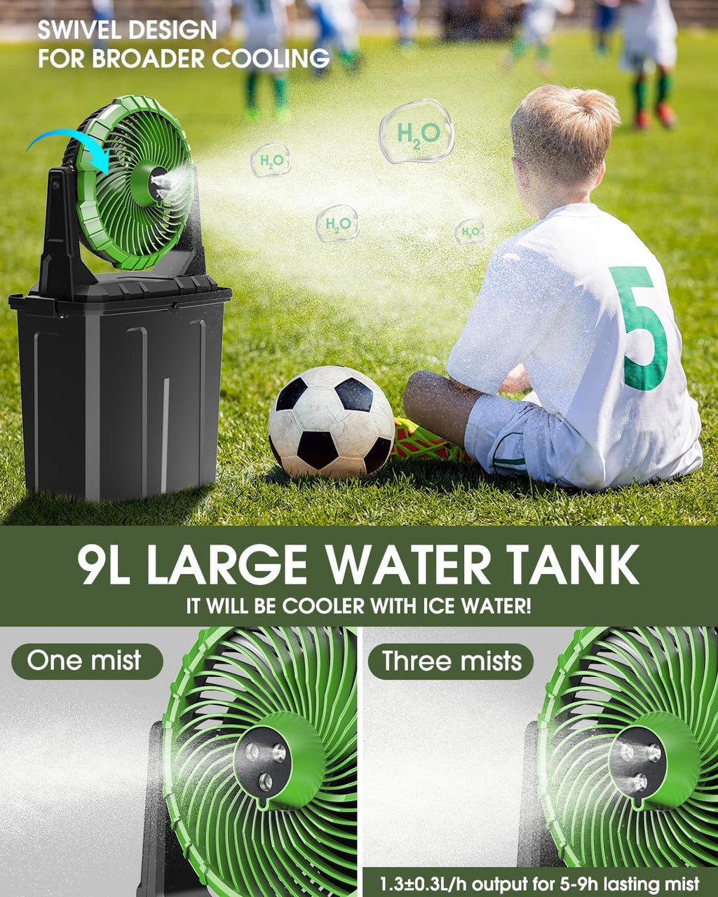 Portable Misting Fan