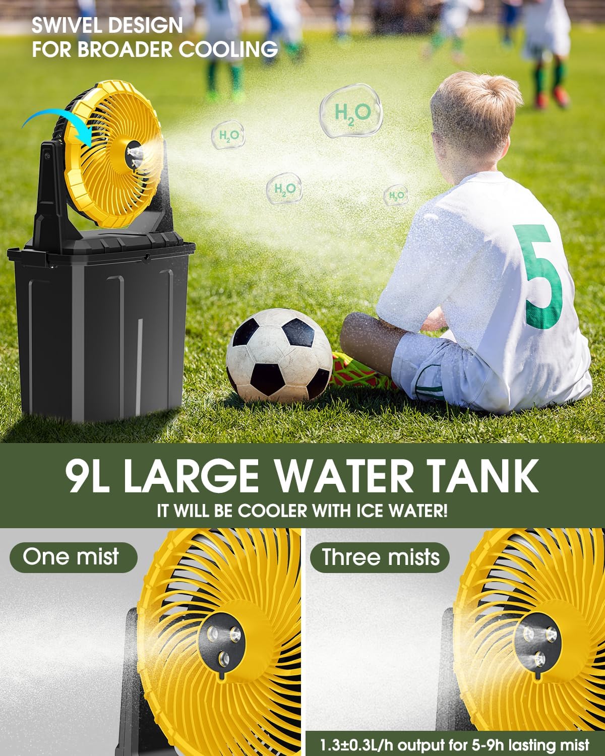 Portable Misting Fan