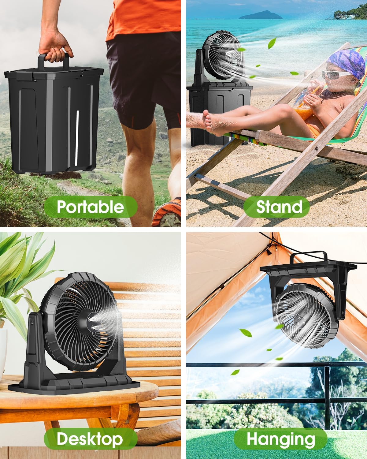 Portable Misting Fan