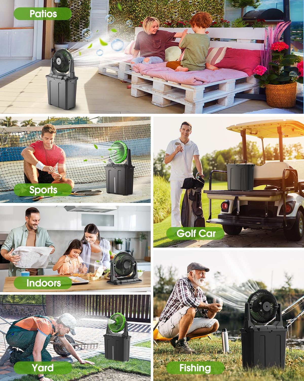 Portable Misting Fan